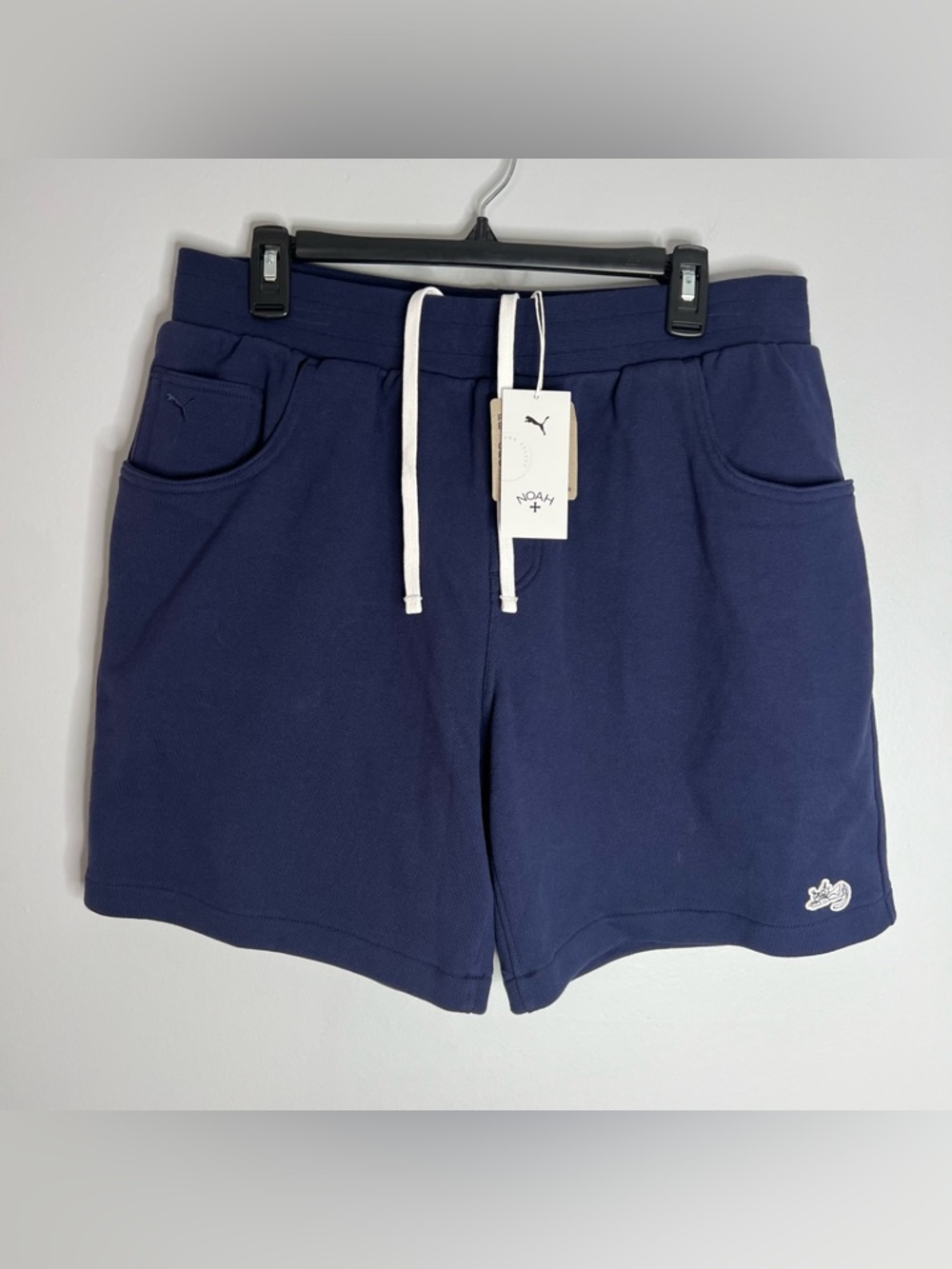 Puma x Noah 5 Pocket Sweat Shorts Mens Large Blue NWT